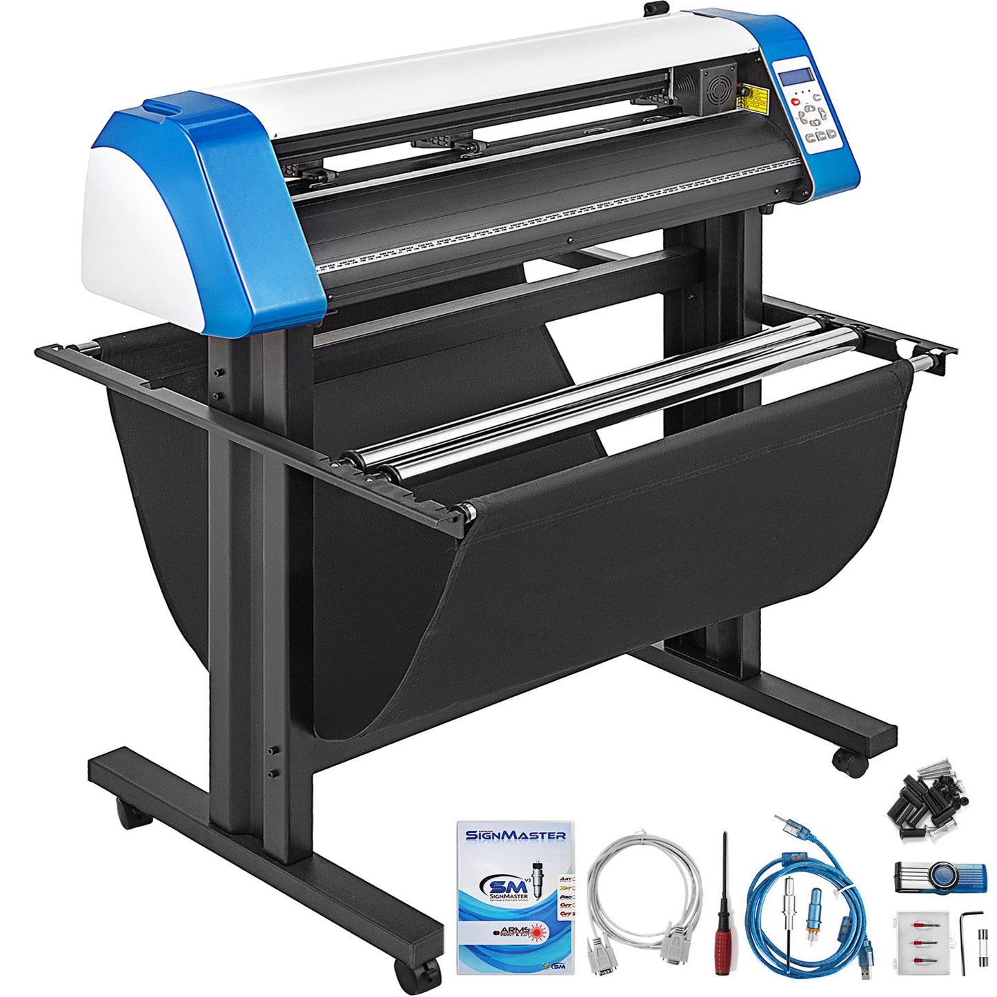 Vinyl Snijplotter – Snijmachine – Contourplotter – Stickerprinter – Labelsnijder – Geïntegreerde Optische Sensor – Snijbreedte 78 cm – Variant 119