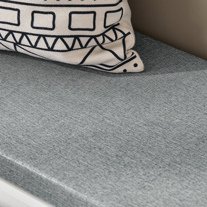 Schoenenkast – Schoenenrek – Schoenenopberger – Schoenenbank – Opbergkast – 2 Schuifdeuren – Houtlook MDF – Zitkussen – 90x35x46 cm