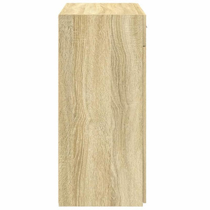 Dressoir – Sideboard – Kasten – Bergmeubel – Opbergmeubel – Sonoma Eiken Bruin – Modern Design – Met Slot – Vloerbevestiging – MDF Hout