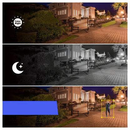 Beveiligingscamera – Bewakingscamera – Buitencamera – IP Camera – Draadloze Camera – 12MP Full HD – PoE Aansluiting met Bewegingsdetectie en Tweerichtingsaudio