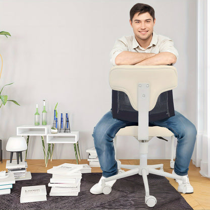 Bureaustoel – Ergonomische Stoel – Office Chair – Gamingstoel – Draaistoel – Met 360° Draaibaarheid – Verstelbare Hoogte – Robuust Metalen Frame – Comfortabel Zitontwerp – Zwart/Geel