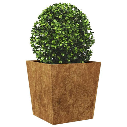 Plantenbakken – Plantenpotten – Bloempotten – Plantenbak – Plantenhouder – Cortenstaal – Set van 2 – 50x50x50 cm – Duurzaam & Industrieel Design
