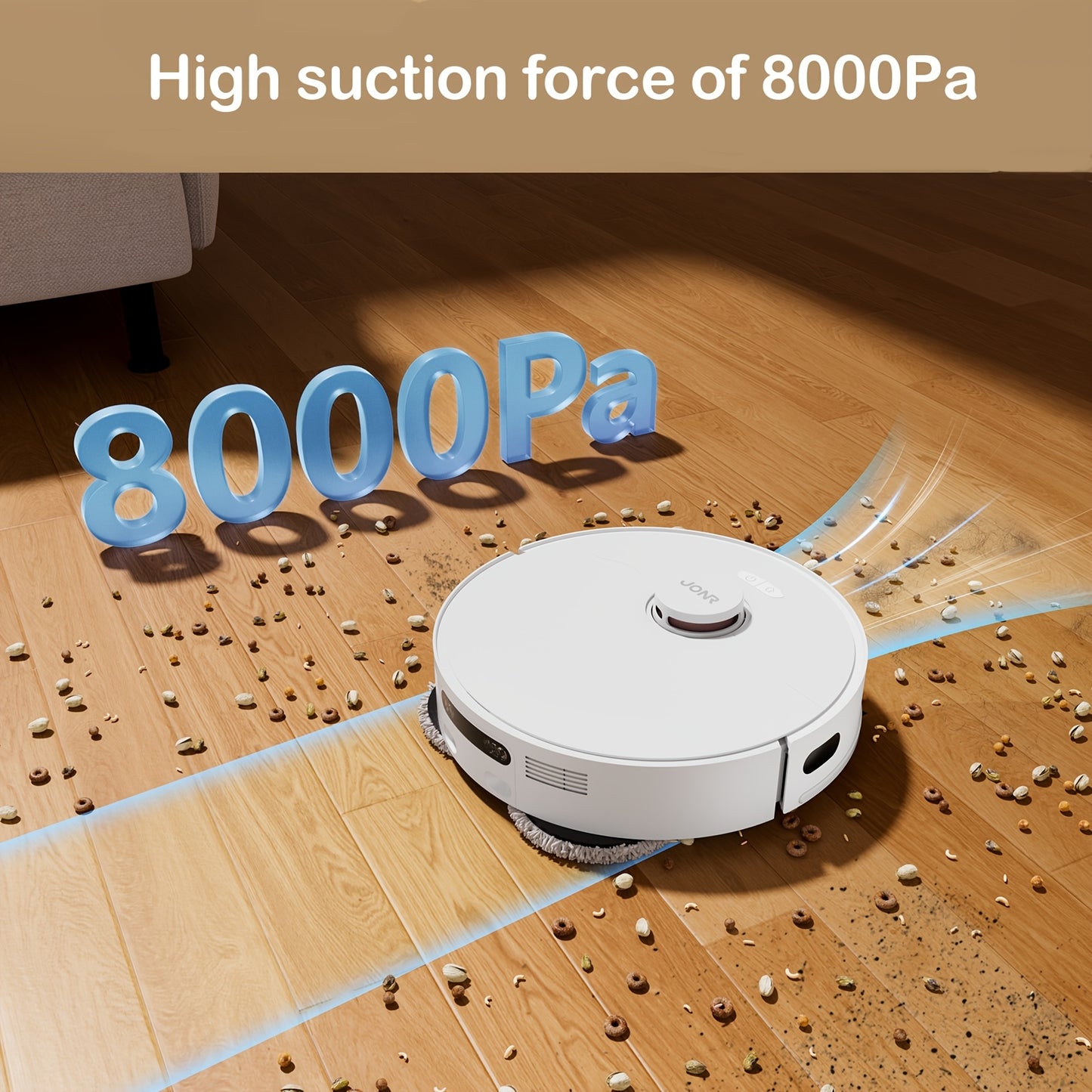 Robotstofzuiger – Dweilrobot – Stofzuigrobot – Schoonmaakrobot – Floor Cleaner – 10.000 Pa Zuigkracht – Volledig Automatisch Reinigen