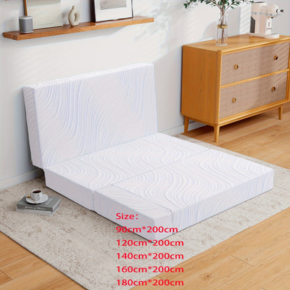 15cm Folding Memory Foam Mattress Topper & Travel Mattress | Polyester Cover, Hybrid Construction, Pocketed Coil, Euro Top, Medium Feel, Non-woven Weaving, Twirest Brand, 90x200cm, 120x200cm, 140x200cm, 160