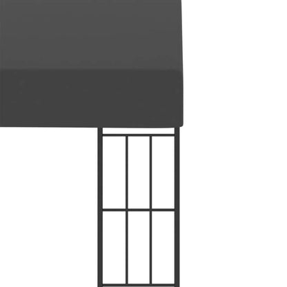 Tuinhuisje – Tuinschuur – Buitenverblijf – Pergola – Tuinkamer – Wandpaviljoen 3x3m Antraciet – Weerbestendig Materiaal – Duurzame Zonwering