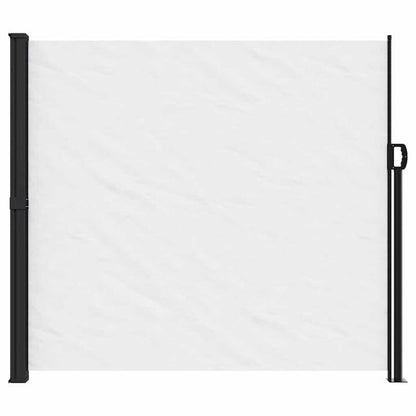 Retractable Windshield 180x600cm with Removable Temporary Outdoor Privacy Screen - 81- Light Blocking, Durable Fabric, Weather-Resistant for Patio, Garden, Poolside (Black/White), Patio Decor, Pergola Compatible, Easy Install