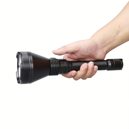 Tactical Zaklamp – Militaire Zaklamp – Oplaadbare Zaklamp – LED Zaklamp – Zoeklicht – 4800 Lumen – Aluminium Behuizing