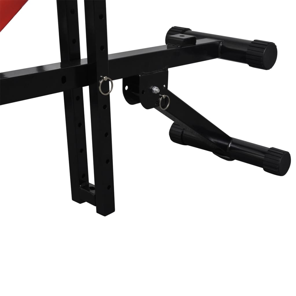 Multifunctionele Trainingsbank – Fitnessbank – Krachtbank – Dumbbellbank – Gewichtbank – Verstelbare Rugleuning – Dumbbells 30,5 kg – Robuust Stalen Frame – Comfortabele Bekleding – Zwart