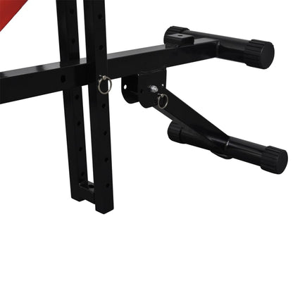 Multifunctionele Trainingsbank – Fitnessbank – Krachtbank – Dumbbellbank – Gewichtbank – Verstelbare Rugleuning – Dumbbells 30,5 kg – Robuust Stalen Frame – Comfortabele Bekleding – Zwart