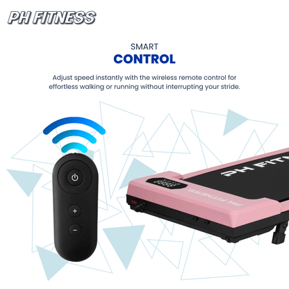 Loopband – Wandelband – Walking Pad – Treadmill – Hardloopband – Inklapbaar – 1,3 PK Motor – Bluetooth & LCD Display