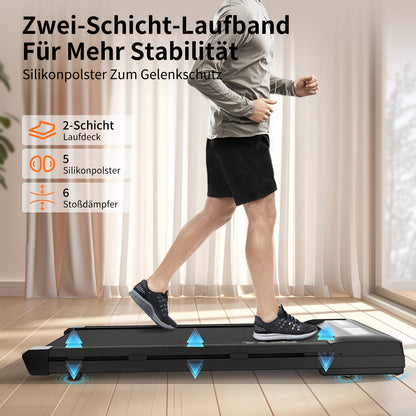 Loopband – Wandelband – Treadmill – Walking Pad – Hometrainer – Inklapbaar – 0-9° Helling – 1215x515 mm Loopvlak