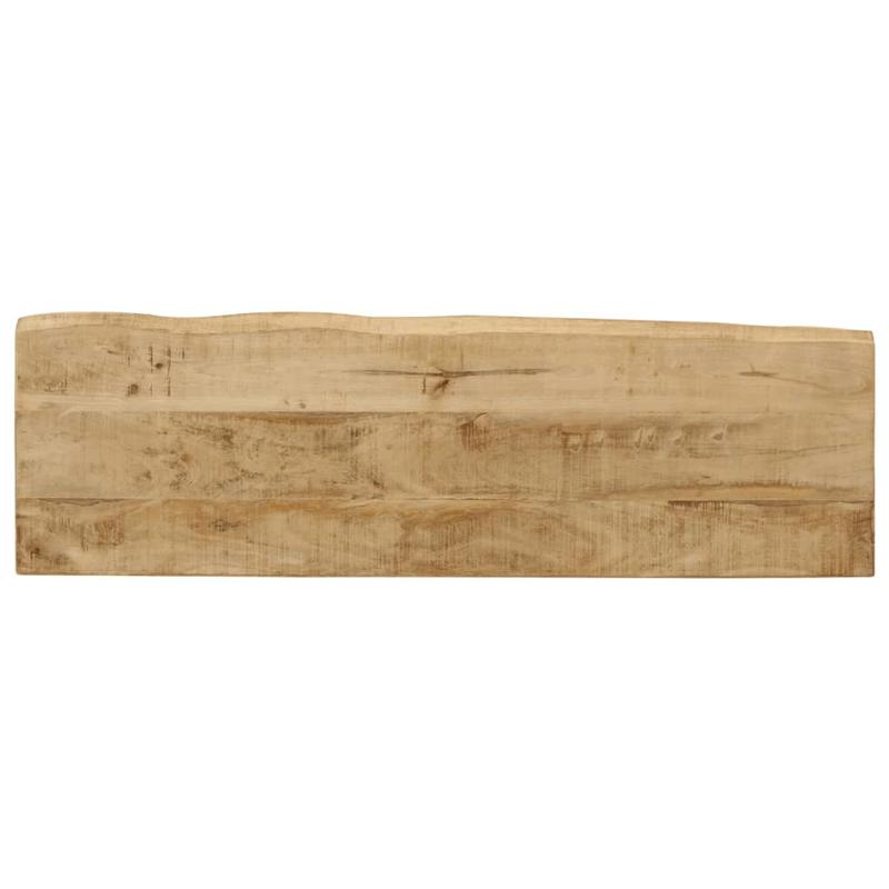Consoletafel – Sidetable – Bureau – Bijzettafel – Telefoontafel – Massief Mangohout – Natuurlijke Boomrand 105x33x76 cm