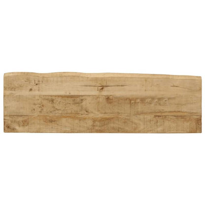 Consoletafel – Sidetable – Bureau – Bijzettafel – Telefoontafel – Massief Mangohout – Natuurlijke Boomrand 105x33x76 cm