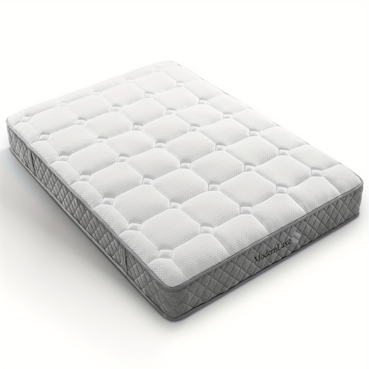 Orthopedic Cold Foam Mattress 120x200cm, Mattress with 7-zone Pocket Spring Core, Firmness Level H3 (medium Firm), 20cm High, 4 Handles + Vacuum Packaging