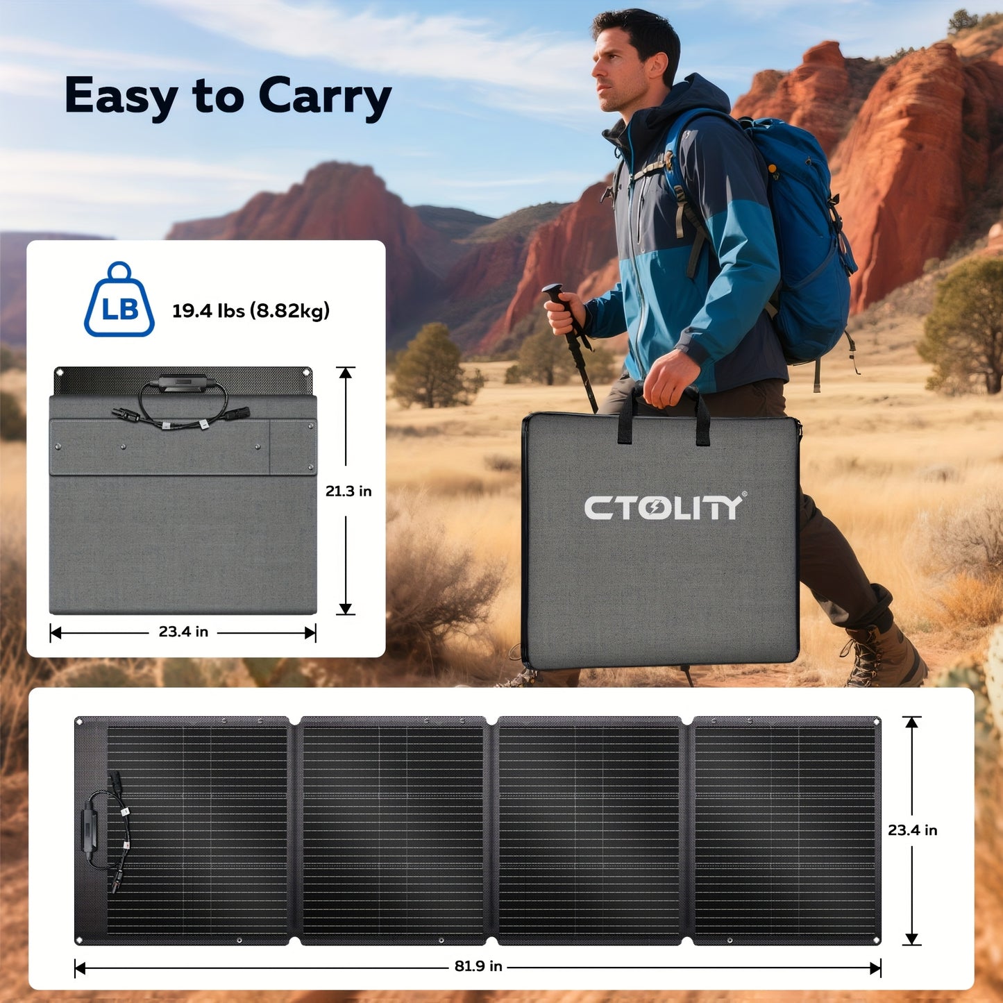 Zonnepaneel – Solar Panel – Zonnecellen – Zonne-energie Paneel – Monokristallijn – 200W Vermogen – Maximale Werkspanning 36V