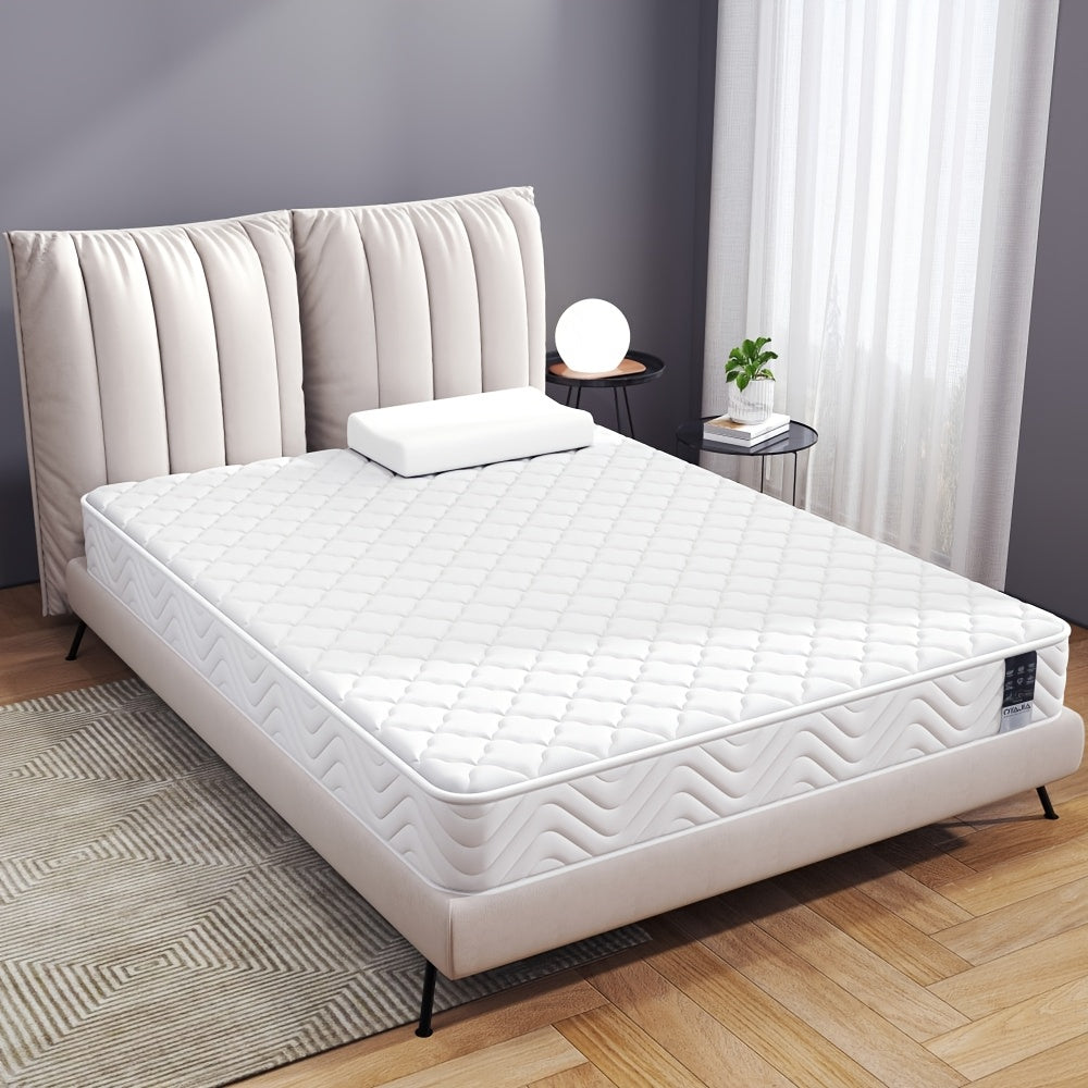 Memory Foam & Spring Mattress - Single/Double (90/140/160*200*18cm) | Thick Medium Firmness & Open Coil Sleep Support | Pressure Relief