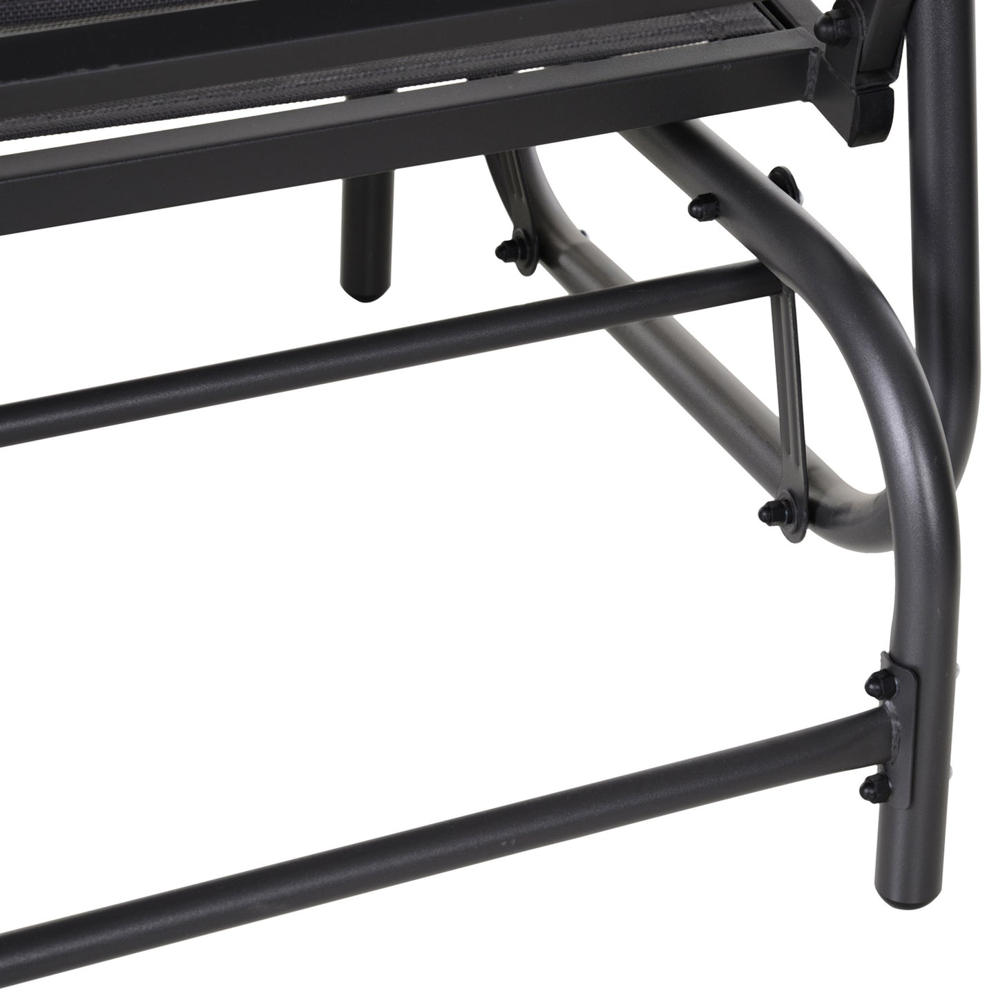 Tuinschommelbank – Tuinbank – Schommelstoel – Tuinmeubel – Loungestoel – Metalen Frame – Ademend Mesh – 2 Personen – Draagvermogen 200 kg