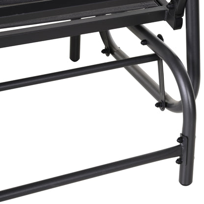 Tuinschommelbank – Tuinbank – Schommelstoel – Tuinmeubel – Loungestoel – Metalen Frame – Ademend Mesh – 2 Personen – Draagvermogen 200 kg