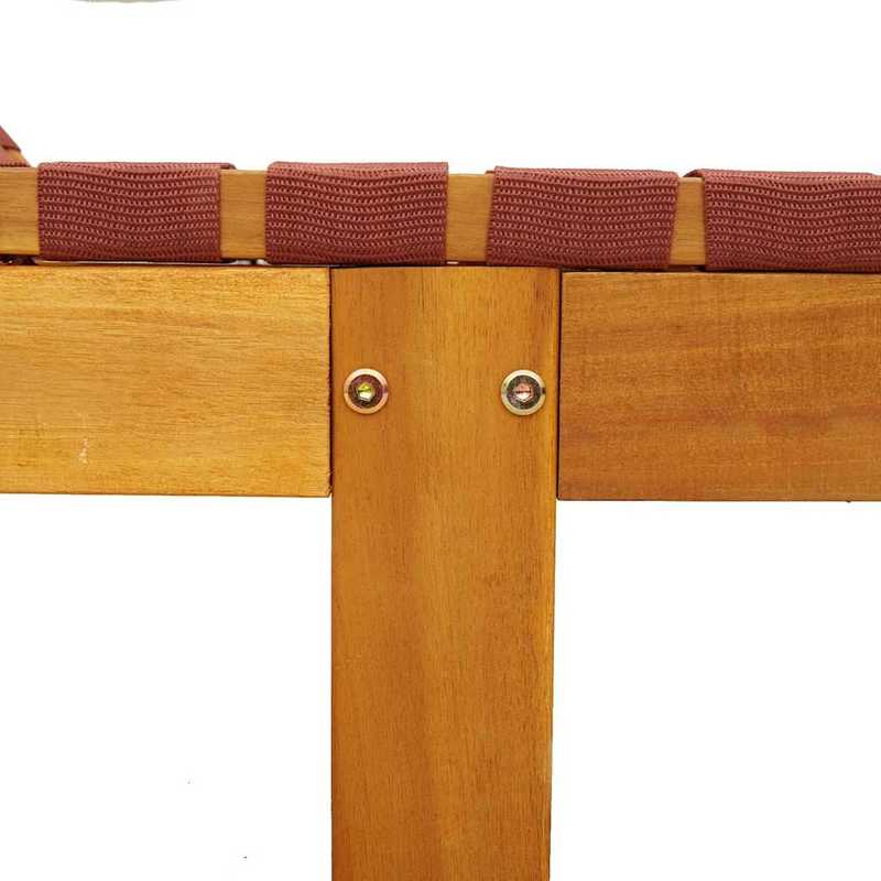 Houten Ligstoel – Houten Tuinstoel – Verstelbare Ligstoel – Acaciahouten Stoel – Olefin Stoffering – Duurzaam En Comfortabel