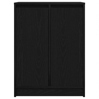 Sideboard 57x34x76cm chipboard black oak-colored Practical and removable