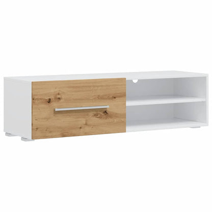 TV meubel – TV kast – TV dressoir – Lowboard – Wandmeubel – Eikenhoutlook – LED Verlichting