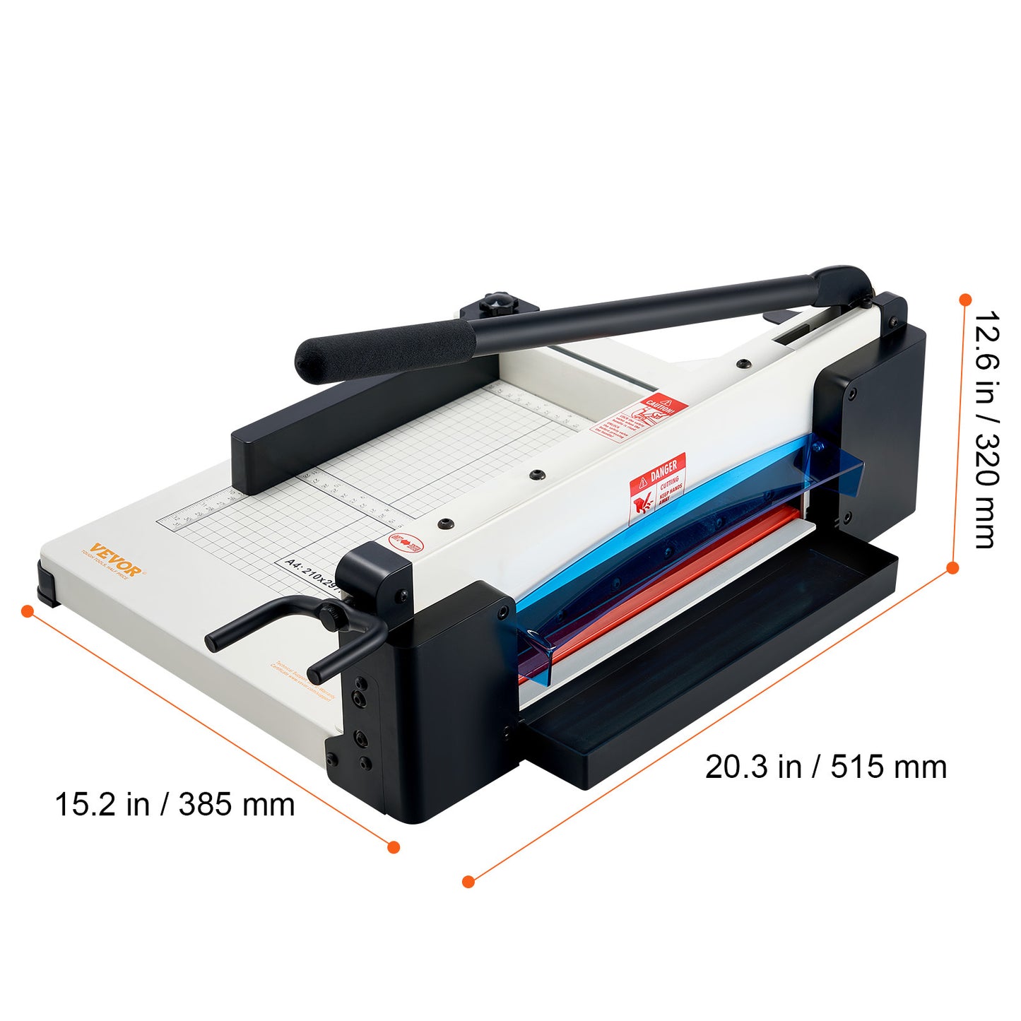 Snijmachine – Papiersnijder – Guillotine – Snijder – Allessnijder – Snijlengte 30 cm – Max 400 Vel Papier
