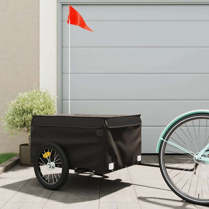 Fietskar – Fietskarren – Hondenfietskar – Fietsaanhanger – Fietsaanhangwagen – Robuust Stalen Frame – Draagvermogen 45 kg
