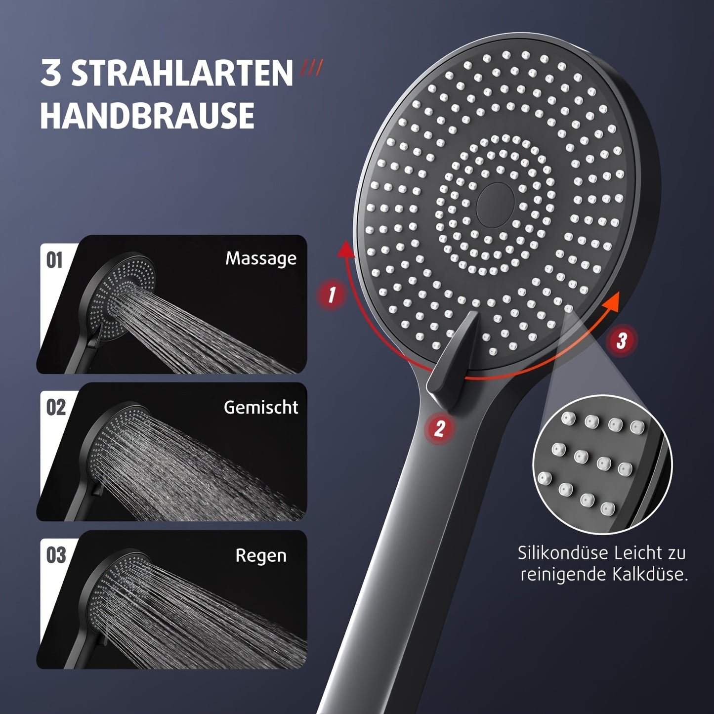 Matte Zwarte Doucheset – Regendouche – Douchekraan – Douchekop – Douche Inbouw – 25 cm Regendouche – Hoogwaardig Messing