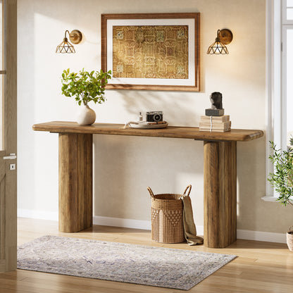 Sidetable – Wandtafel – Haltafel – Consoletafel – Dressoir – Extra Lang 160 cm – Stevig Geperst Hout – Ruimtebesparend Smal Ontwerp