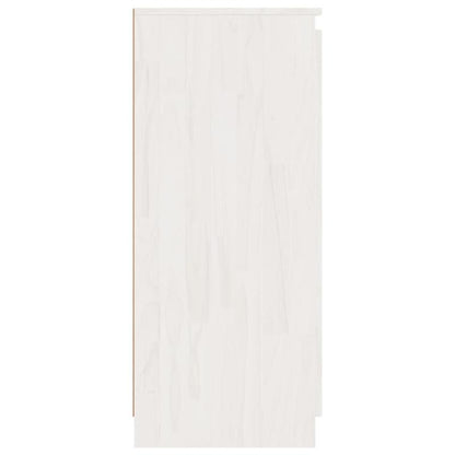Set van 3 Witte Side Cabinets – Opbergkastjes – Display Cabinets – Kastjes – Multi-Pack Kastjes – Massief Grenenhout – Ruimtebesparend Ontwerp – Modern Strak Design