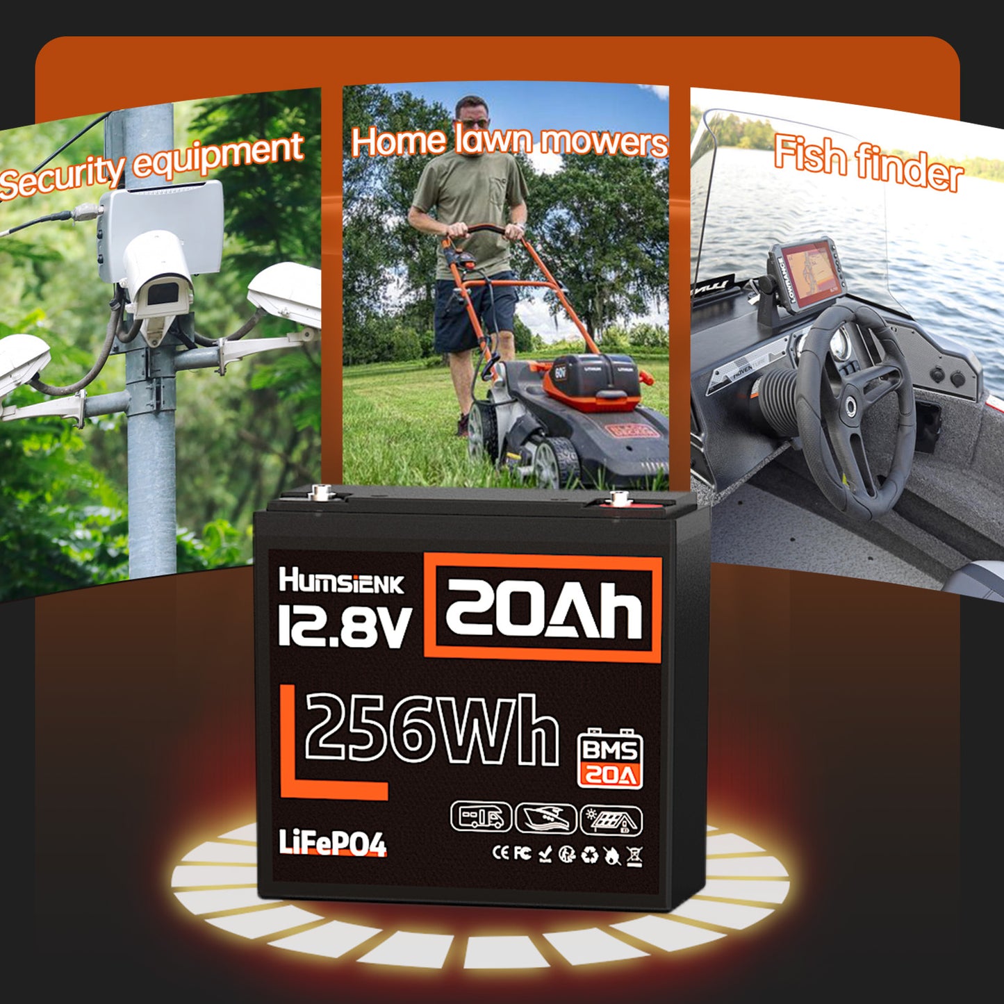 12V 20Ah LiFePO4 Accu – Lithium Accu – Camper Accu – Boot Accu – Zonne-energie Accu – Onderhoudsarm – 15000+ Laadcycli – 20A BMS Veiligheid