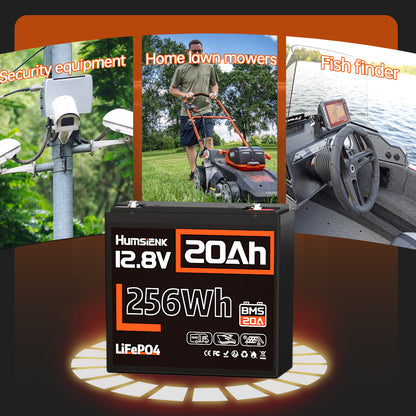 12V 20Ah LiFePO4 Accu – Lithium Accu – Camper Accu – Boot Accu – Zonne-energie Accu – Onderhoudsarm – 15000+ Laadcycli – 20A BMS Veiligheid