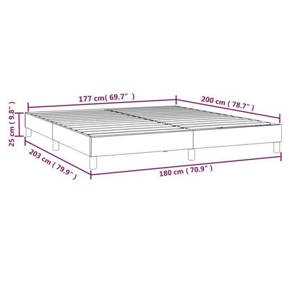 Bed frame without Mattress Blu 180x200cm in Tissue Practical, removable, suitable for all seasons, Spacesaving Bed, Seasonal Bedding, Stylish Bed Frame, Modern Home Decor, Removable Design, Lightweight Construction, Slatted B