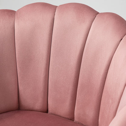 Eetkamerstoel – Keukenstoel – Fauteuil – Woonkamerstoel – Rosa Variant – Fluweelachtige Polyester Bekleding – Duurzame Rubberhouten Poten – 66 x 66 x 78,5 cm