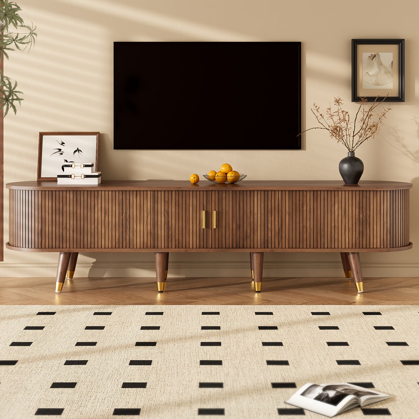 Verstelbare Salontafel – Bijzettafel – Koffietafel – Opbergtafel – Woonkamertafel – Met 4 Lades – Verstelbare Hoogte – Met Zwenkwieltjes – Wit Metaal