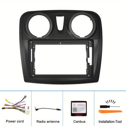 Android 15 Autoradio – Dubbele Din Multimedia Speler – Touchscreen Navigatie Systeem – Bluetooth Radio – CarPlay Autoradio – 9 Inch Scherm – Draadloze Connectiviteit – Achteruitrijcamera Inclusief