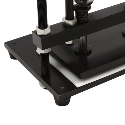 Lederenpons – Gaatjestang – Leerperforator – Handmatige Perforator – Leerpons – Robuust Staal – Instelbare Hoogte 10 mm – Gewicht 25 kg – Compact 26x16 cm