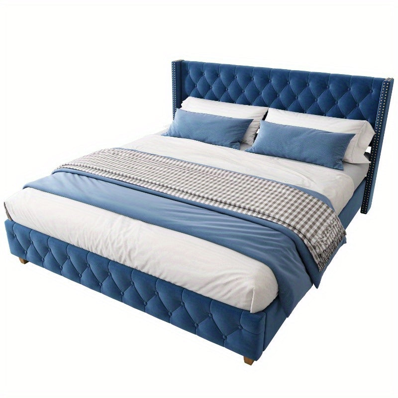 Bedframe – Bedombouw – Bedkast – Houten Frame – Vintage Bed – 180x200 cm – Vijf Opbergladen – Stevig Massief Hout