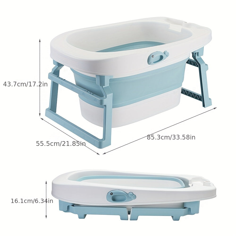 Vrijstaand Bad – Ligbad – Badkuip – Bad – Badkuipje – Compact 86,36 cm – Diep en Ruimtebesparend – Inclusief Ergonomische Badplank