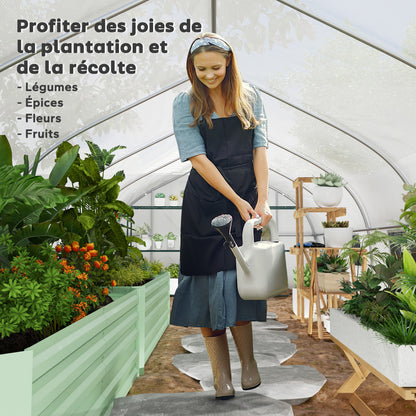 Kweekkas – Serre – Foliekas – Tuinkas – Moestuinkas – Grote Afmeting 24 m² – Stevig Gegalvaniseerd Stalen Frame