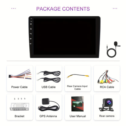 Autoradio Renault Captur – Multimedia Unit – Navigatiesysteem – Carplay Radio – Bluetooth Radio – 9 Inch Touchscreen – 8-Core Processor & Draadloos CarPlay - QUORE