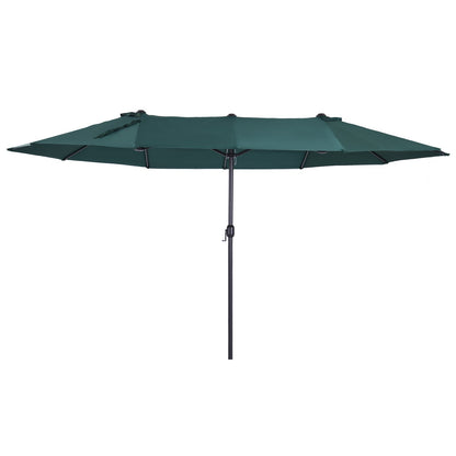 Parasol – Zweefparasol – Stokparasol – Tuinparasol – Terrasparasol – Extra Groot 460x270 cm – Hoogwaardig Polyester 180 g/m²