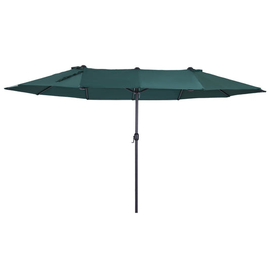 Parasol – Zweefparasol – Stokparasol – Tuinparasol – Terrasparasol – Extra Groot 460x270 cm – Hoogwaardig Polyester 180 g/m²