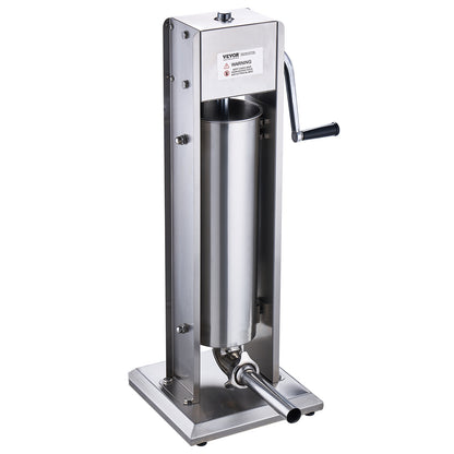 Worstenvuller – Worstenmaker – Worstmachine – Worstvuller – Worstenautomaat – 7 Liter Inhoud – Roestvrijstalen 304 Materiaal