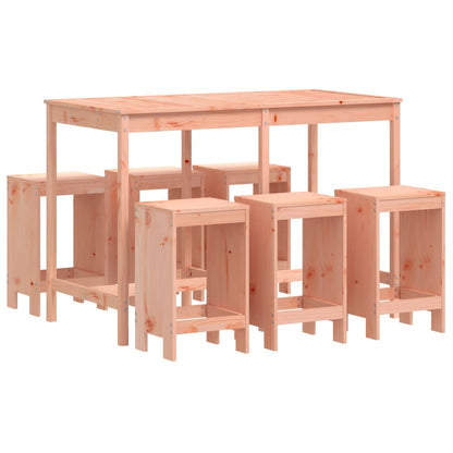 Tuinbarset – Buitenbarset – Bartafelset – Barmeubel – Douglas Vurenhout – Massief Hout – Compact Design – Weerbestendig