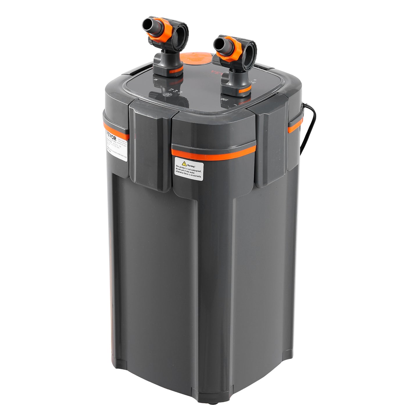 Buitenfilter Aquarium – Aquariumfilter – Vissenfilter – Schildpaddenfilter – Kanisterfilter – 2000 L/uur Capaciteit – Stil Met UV-C Lamp