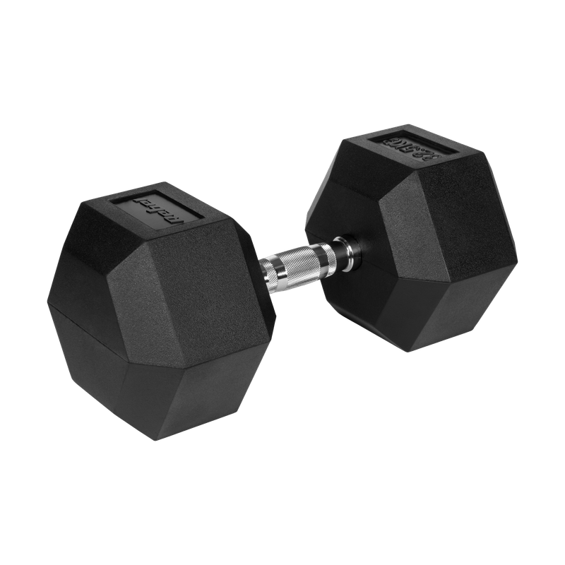 Dumbbell – Halter – Gewicht – Krachttraining – Fitness – Gietijzer Met Rubber Coating – Hexagonaal Antislipontwerp – 32,5 kg