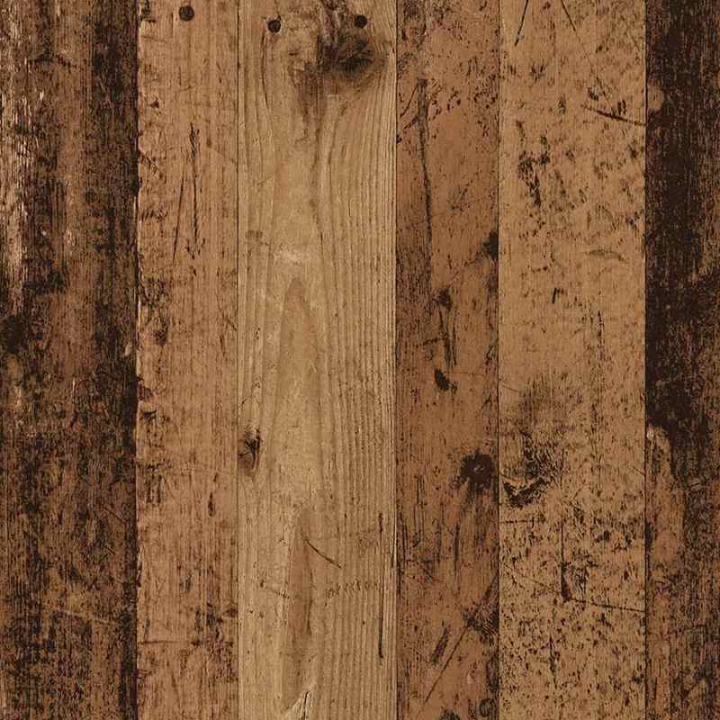 Badkamerkast – Badkamermeubel – Opbergkast – Wandkast – Kast Braun – Ruimtebesparend – Vochtbestendig MDF – Rustieke Houtlook – 100x25x40 cm – Eenvoudige Montage