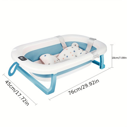 Badkuip – Opvouwbaar Bad – Zitbad – Ligbad – Mobiele Badkuip – Compact 76 cm Diep – Duurzaam Kunststof – Inclusief Badplateau