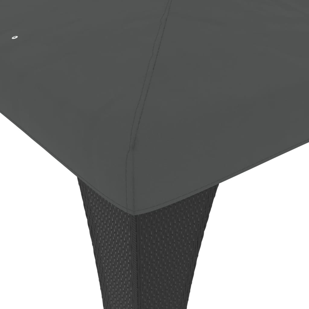 Prieel – Prieël – Partytent – Tuinoverkapping – Tuinkamer – Antraciet 2,98x2,98 m – RVS Frame – Ventilatiedak Met 2 Lagen
